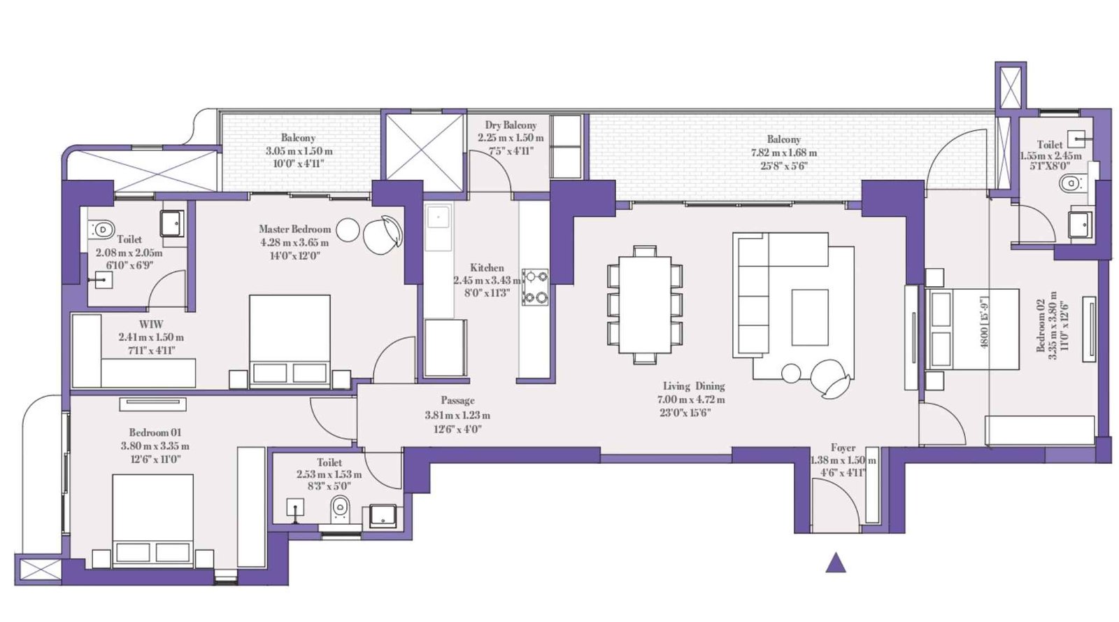 Aditya-Birla-Punya-3-BHK-1451-Sqft-Floor-Plan
