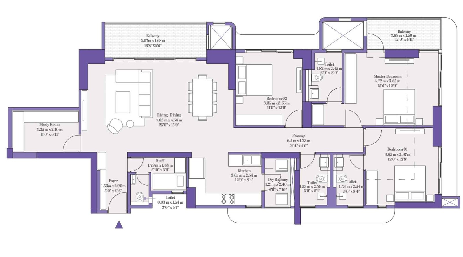 Aditya-Birla-Punya-3-BHK-1629-Sqft-Floor-Plan